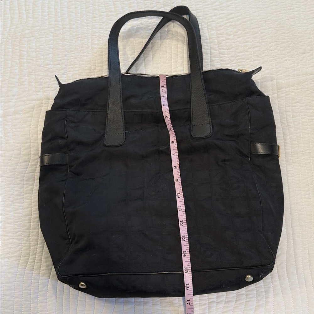 CHANEL Travel Line Black Tote - Picture 7 of 7